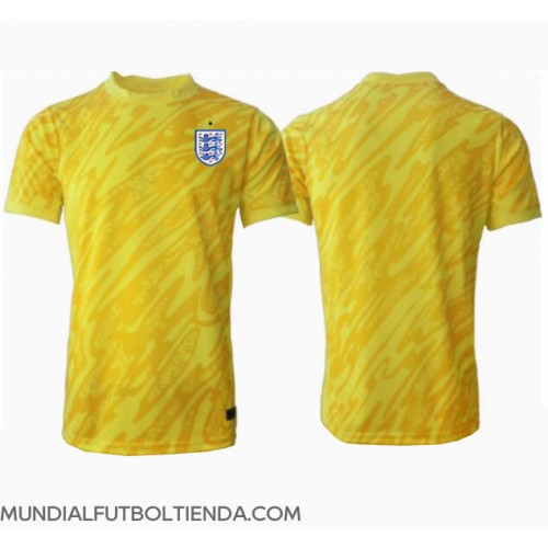 Camiseta Inglaterra Portero Segunda Equipación Replica Eurocopa 2024 mangas cortas